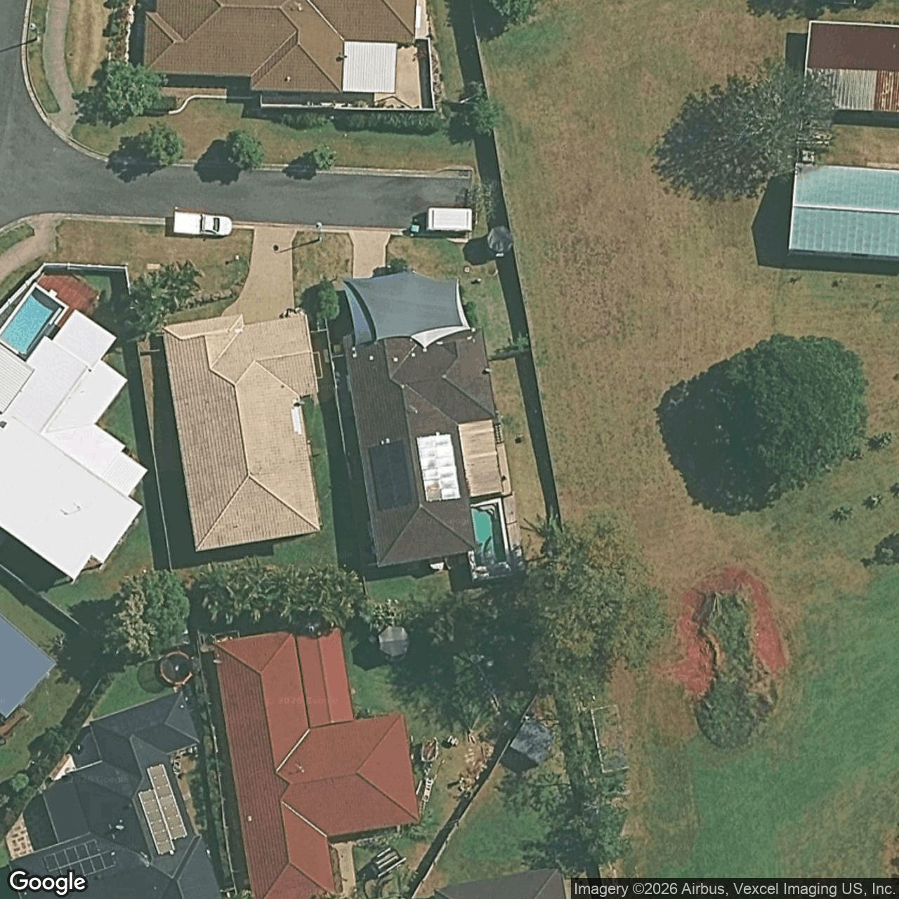 Aerial view of 5 Moss Street, Mudgeeraba QLD 4213