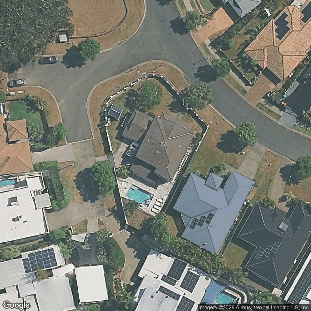 Aerial view of 1 Healy Court, Mudgeeraba QLD 4213