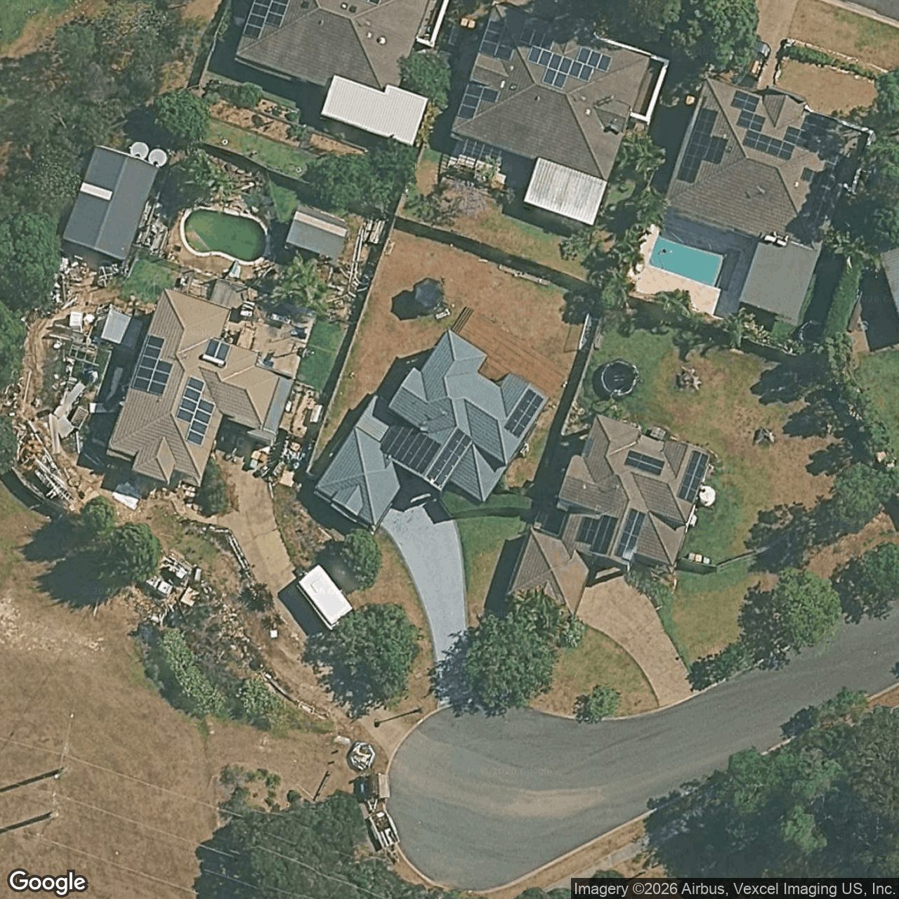 Aerial view of 21 Faculty Crescent, Mudgeeraba QLD 4213