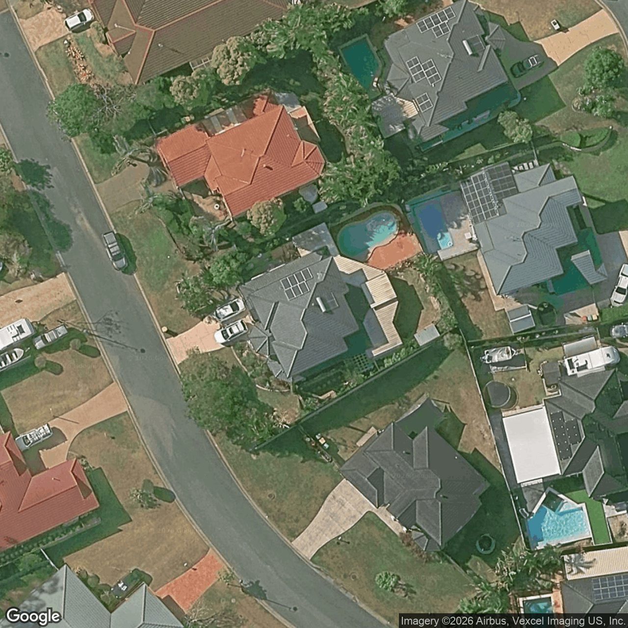 Aerial view of 6 Strike Way, Mudgeeraba QLD 4213