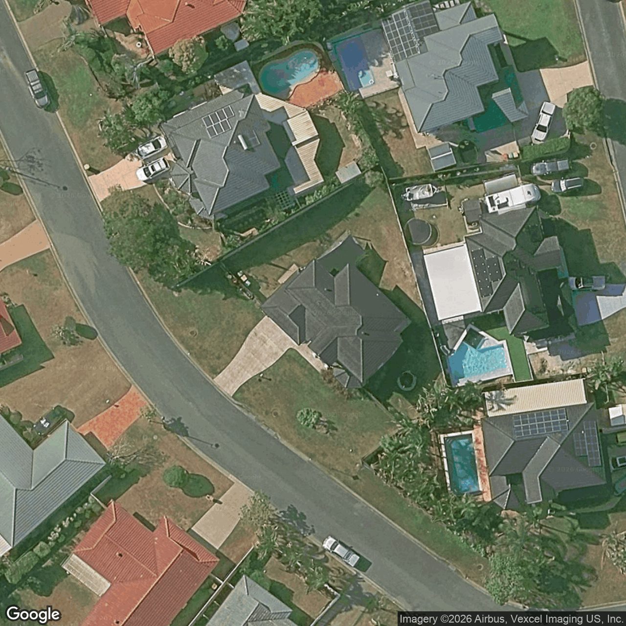 Aerial view of 8 Strike Way, Mudgeeraba QLD 4213