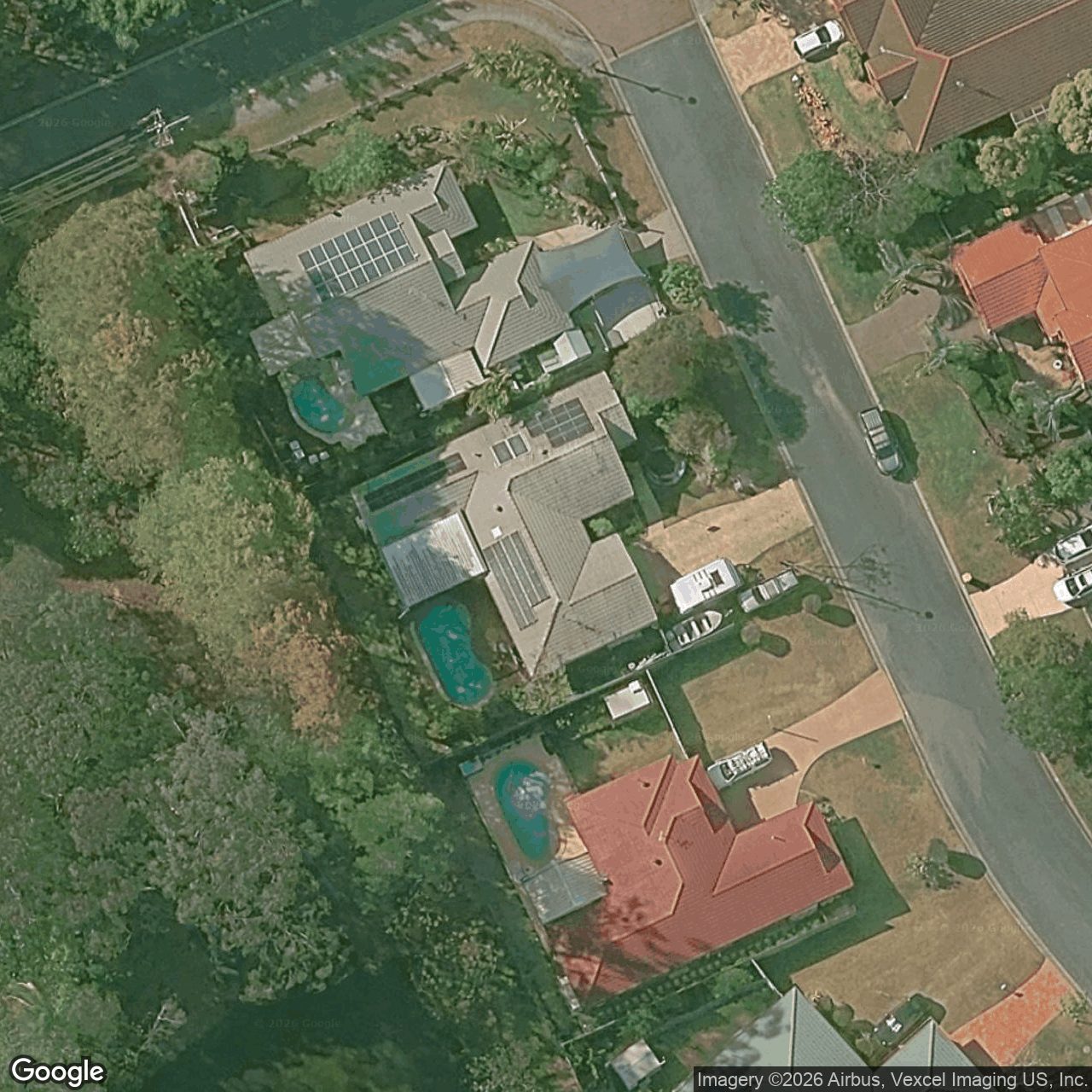 Aerial view of 3 Strike Way, Mudgeeraba QLD 4213