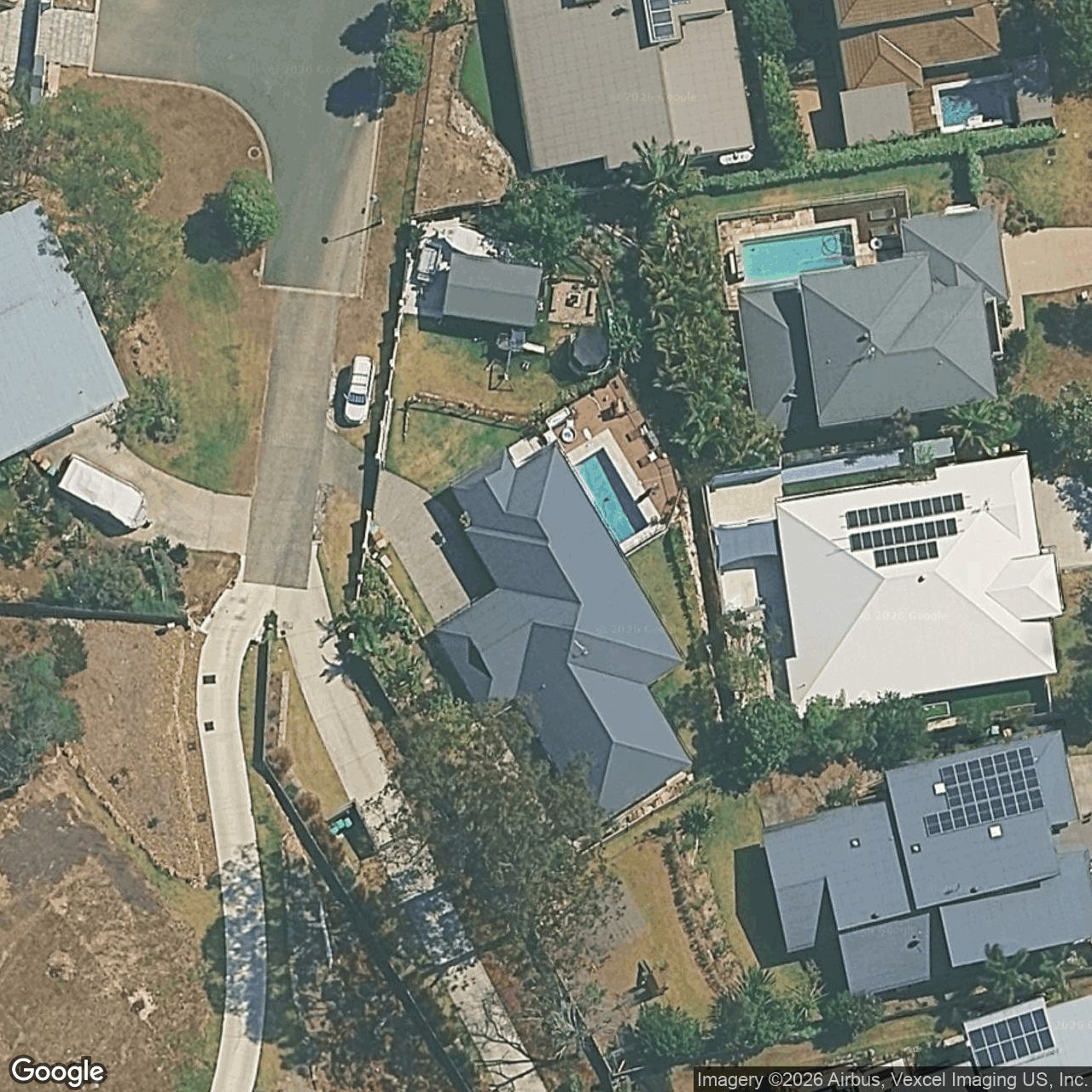 Aerial view of 6 Gill Court, Mudgeeraba QLD 4213