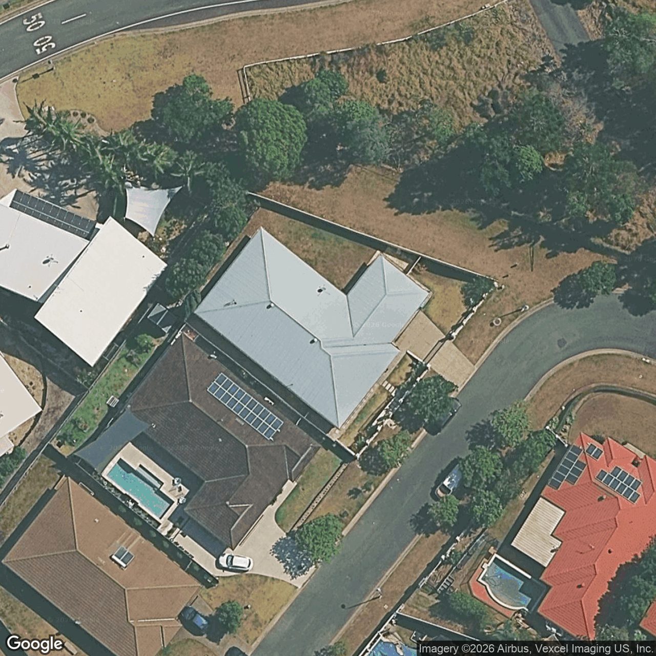 Aerial view of 14 Glenny Street, Mudgeeraba QLD 4213