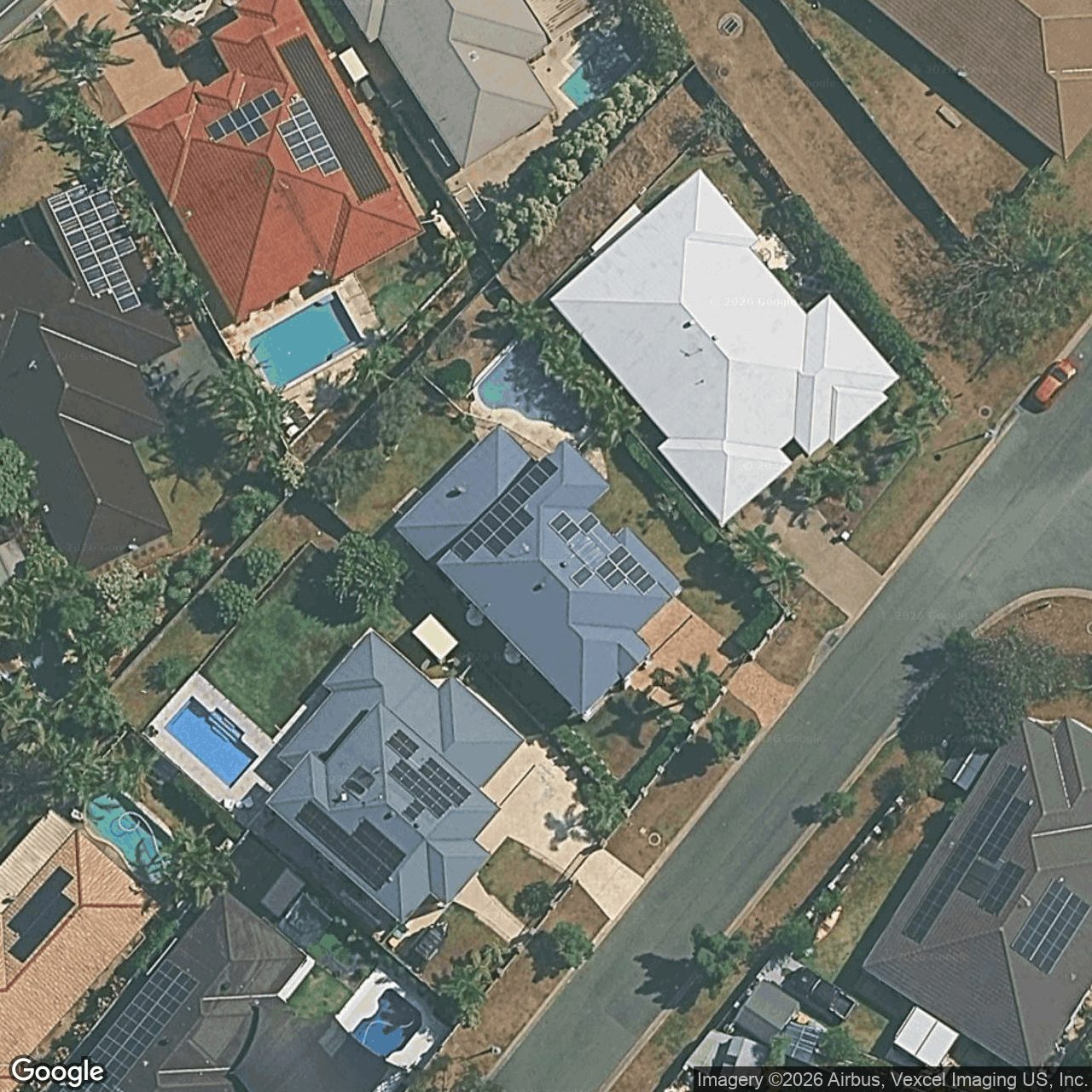 Aerial view of 6 Glenny Street, Mudgeeraba QLD 4213