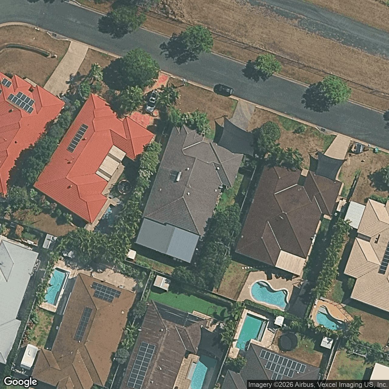 Aerial view of 11 Glenny Street, Mudgeeraba QLD 4213