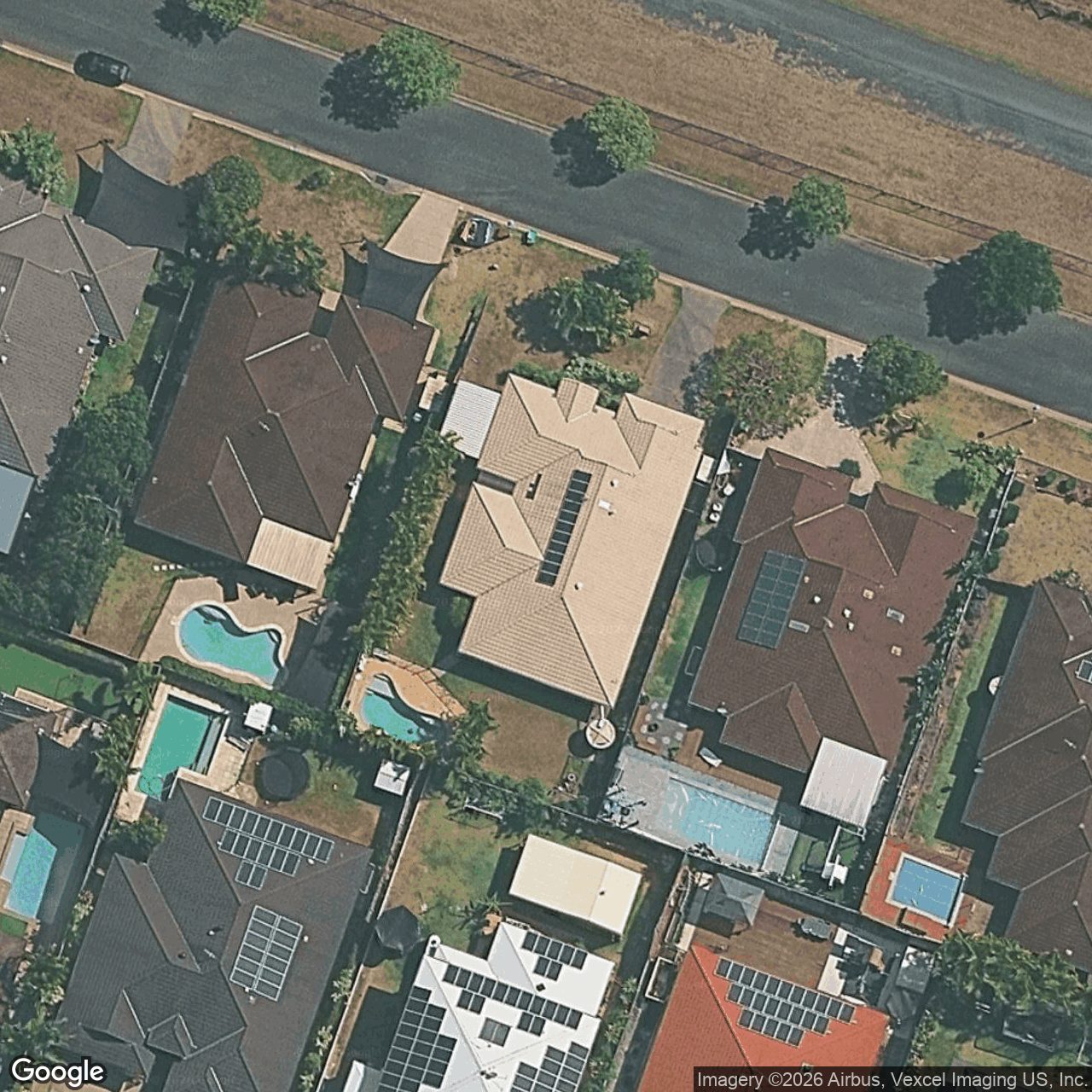 Aerial view of 15 Glenny Street, Mudgeeraba QLD 4213