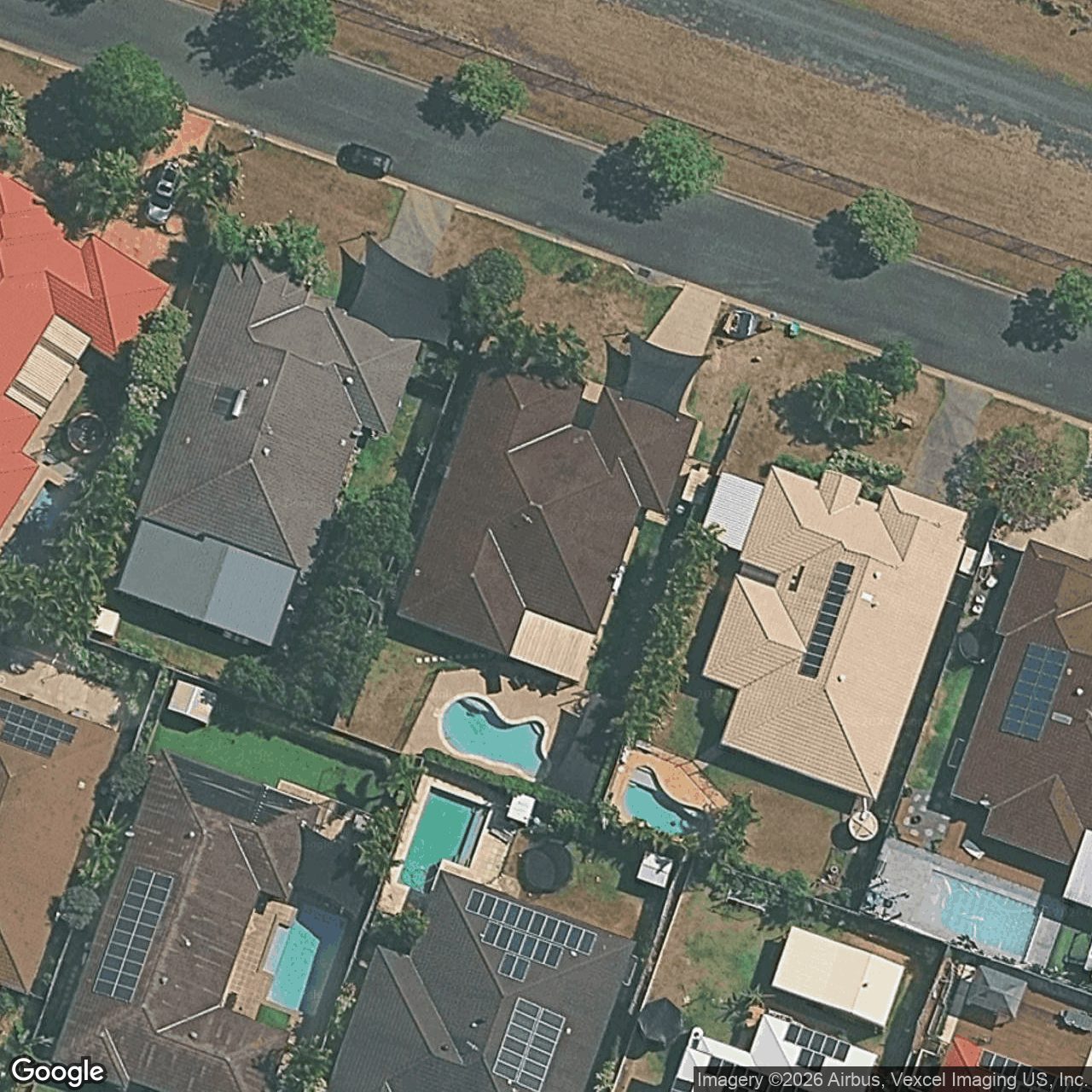 Aerial view of 13 Glenny Street, Mudgeeraba QLD 4213