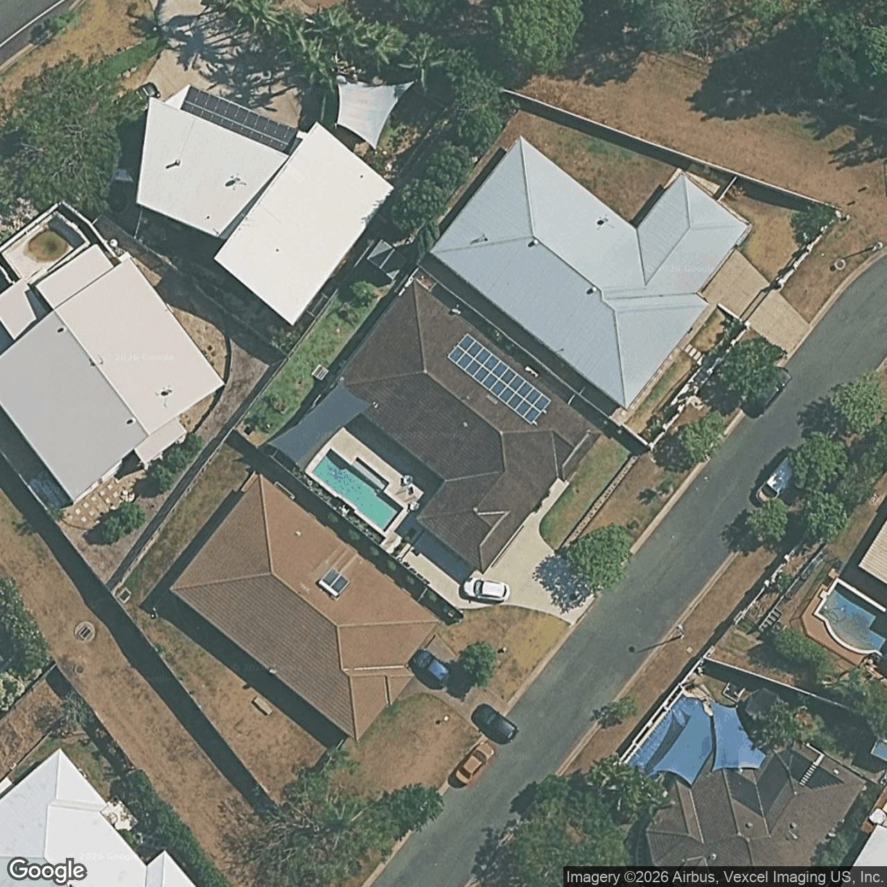 Aerial view of 12 Glenny Street, Mudgeeraba QLD 4213