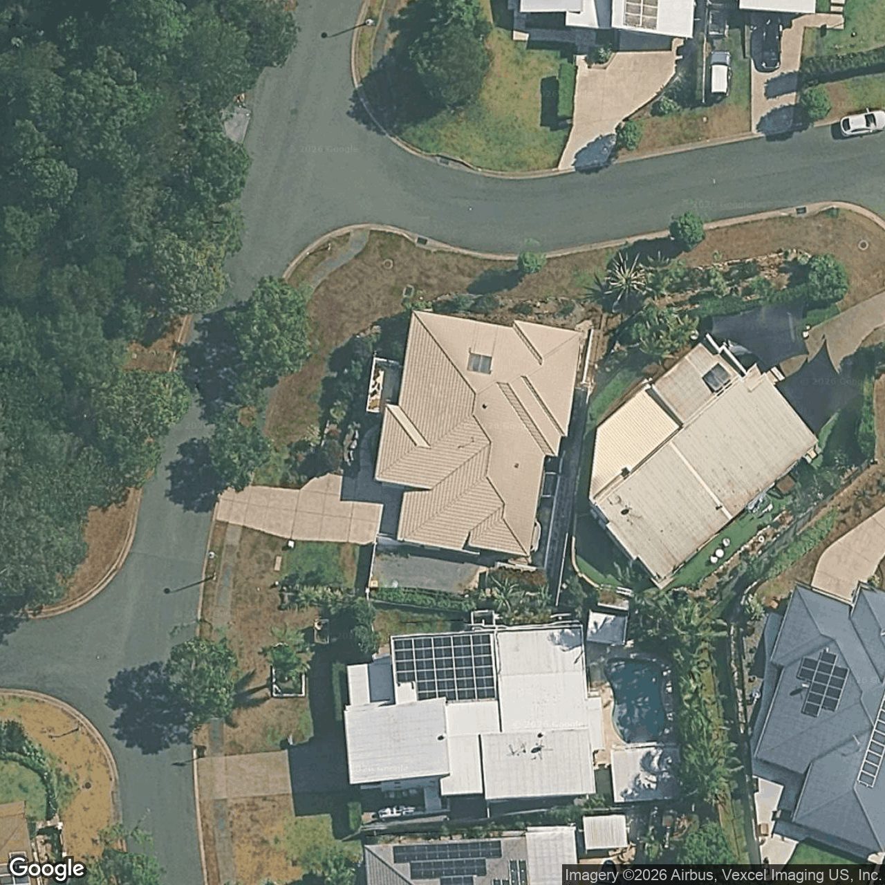 Aerial view of 1 Curtis Court, Mudgeeraba QLD 4213