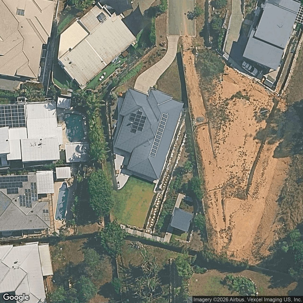 Aerial view of 5 Curtis Court, Mudgeeraba QLD 4213