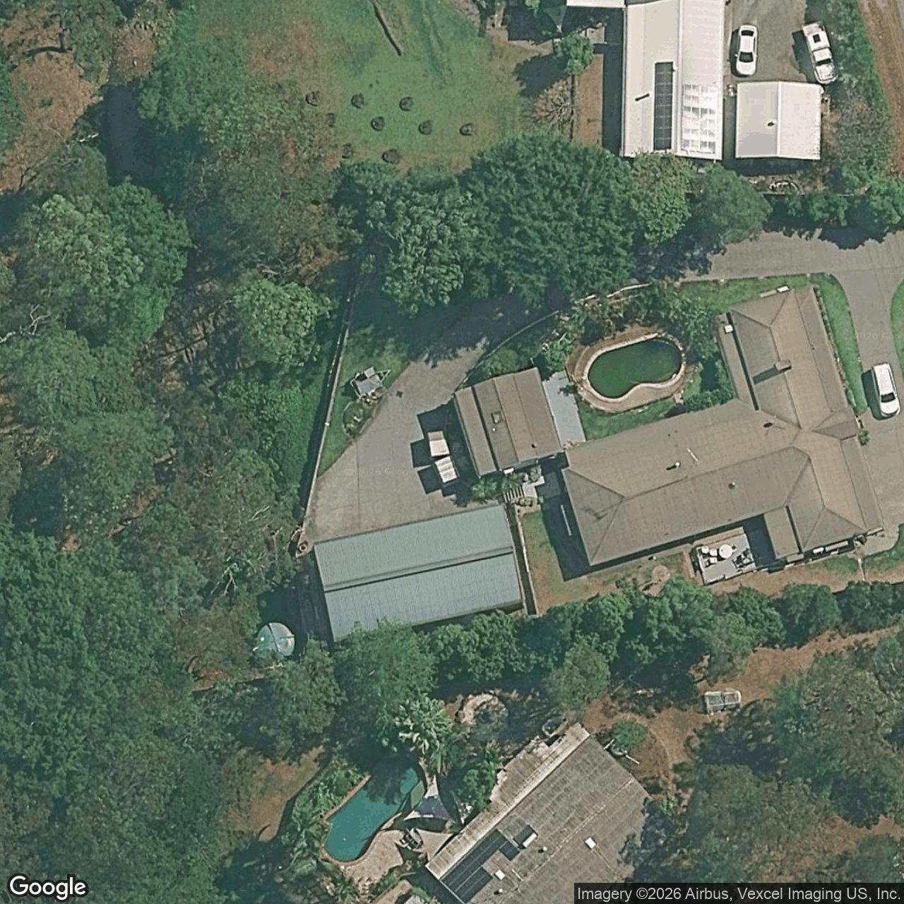 Aerial view of 75 Hardys Road, Mudgeeraba QLD 4213