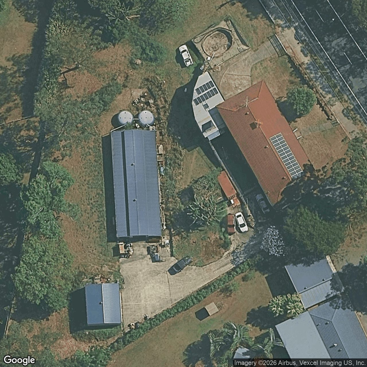 Aerial view of 25 Bonogin Road, Mudgeeraba QLD 4213