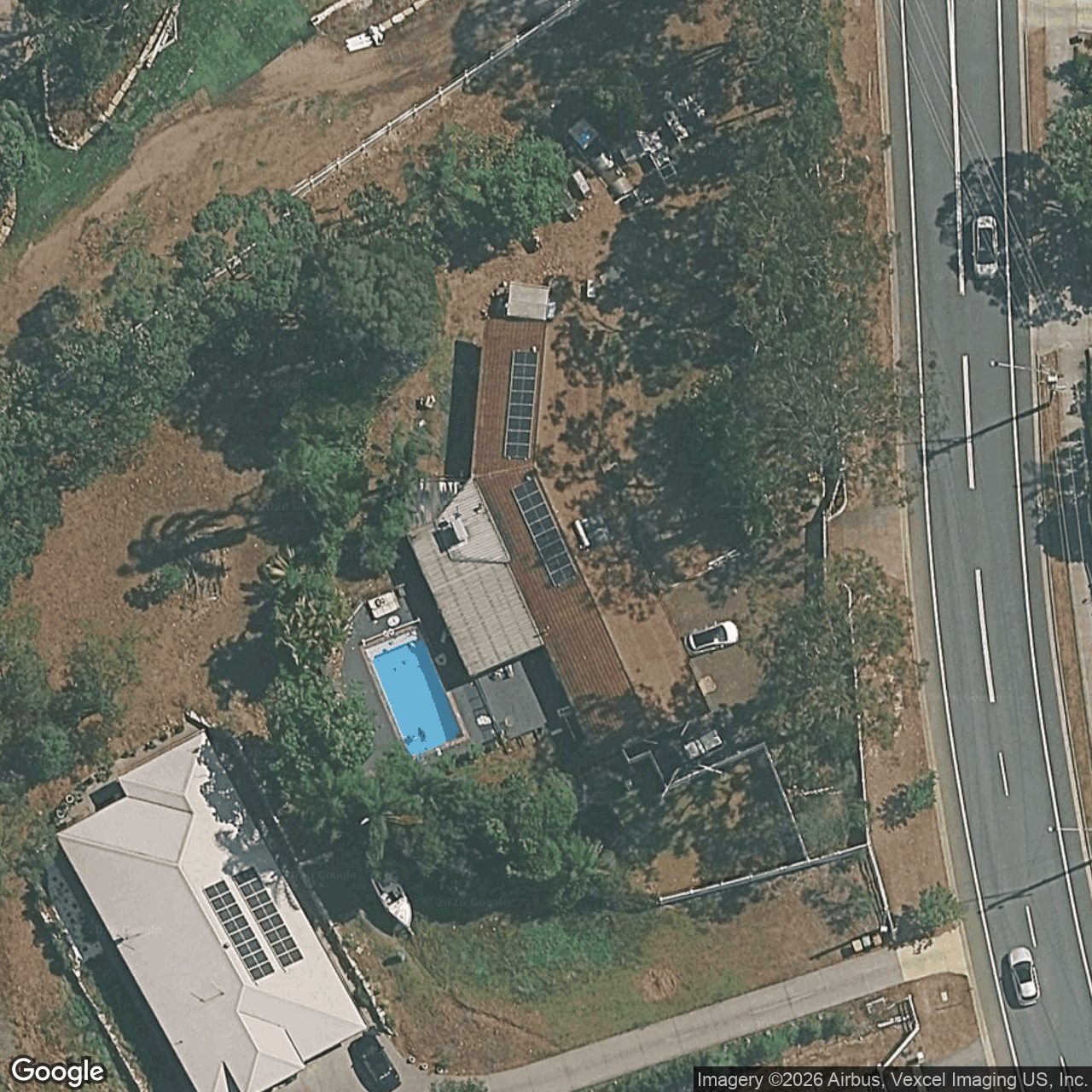 Aerial view of 47A Bonogin Road, Mudgeeraba QLD 4213