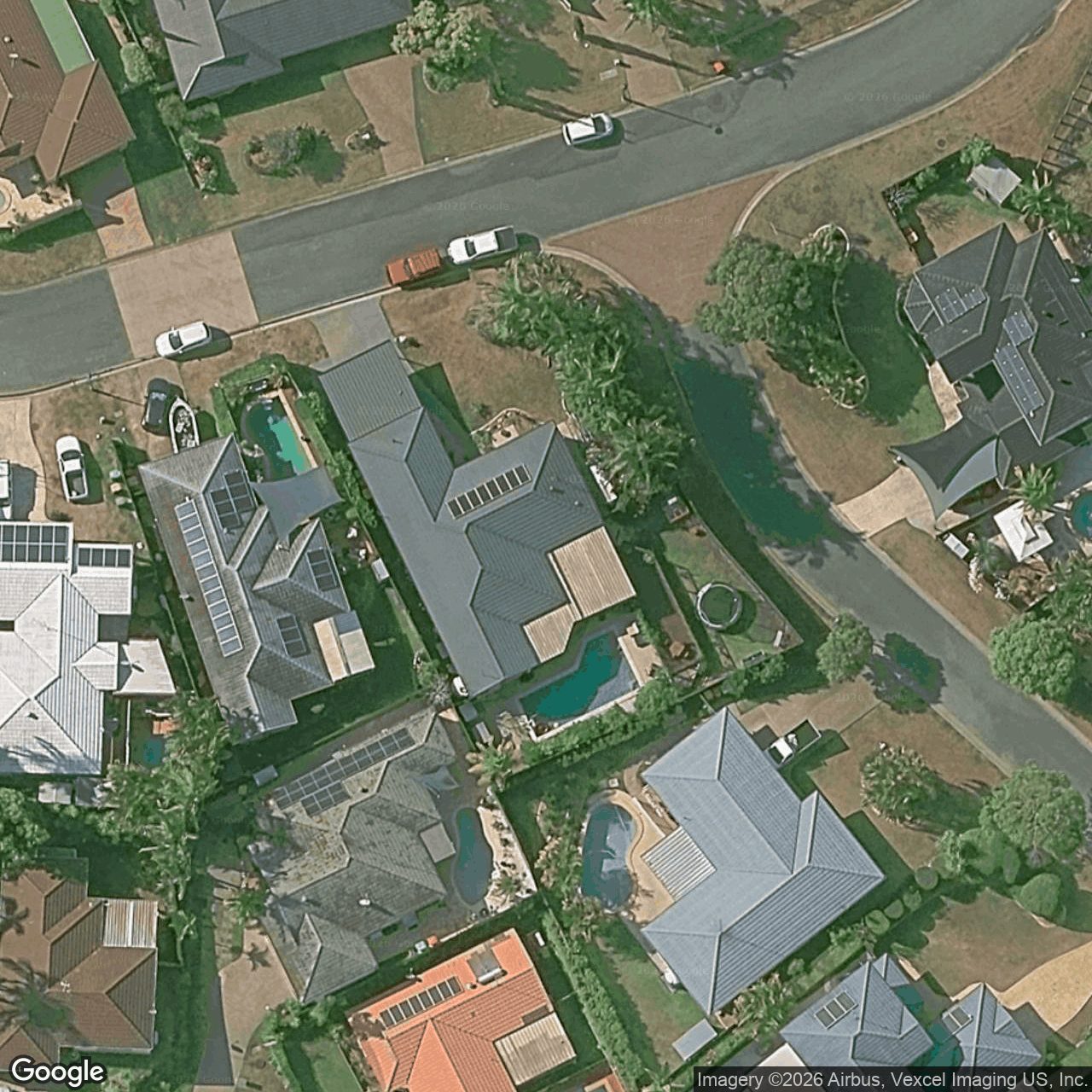 Aerial view of 28 Stockman Crescent, Mudgeeraba QLD 4213