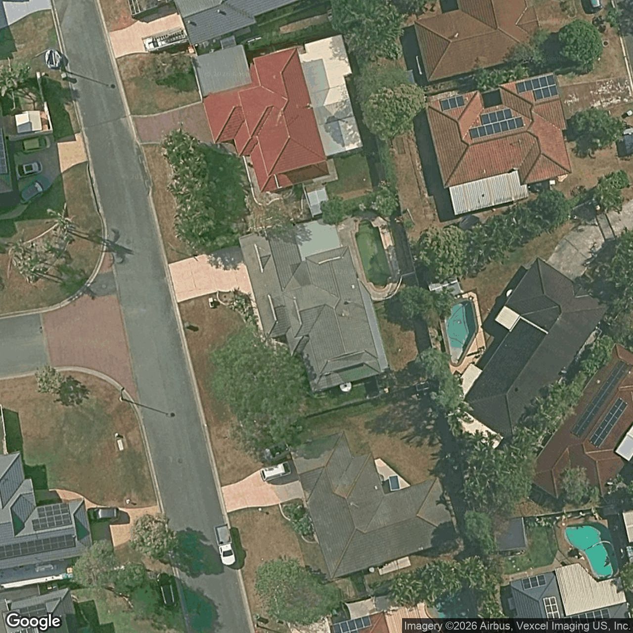 Aerial view of 16 Stockman Crescent, Mudgeeraba QLD 4213