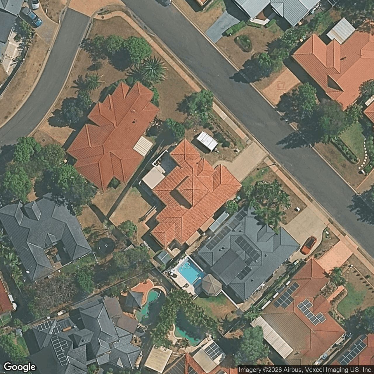 Aerial view of 7 Wiltshire Drive, Mudgeeraba QLD 4213
