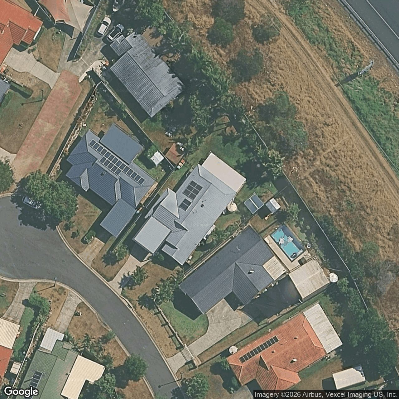 Aerial view of 13 Comet Court, Mudgeeraba QLD 4213