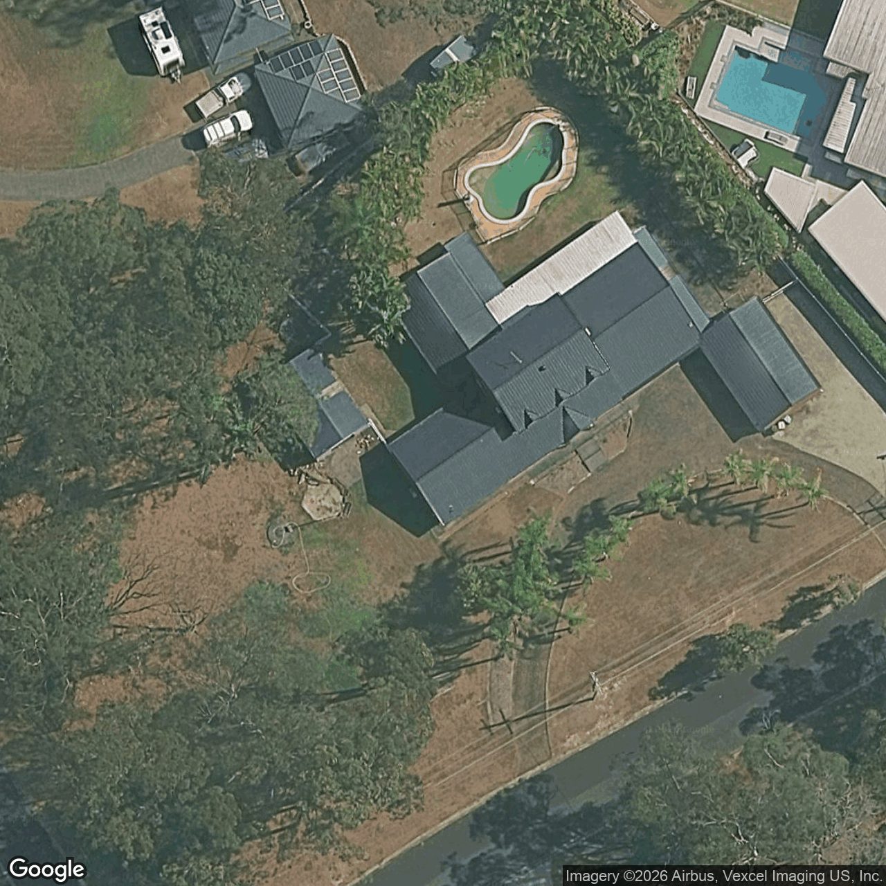 Aerial view of 10 Scullin Street, Mudgeeraba QLD 4213