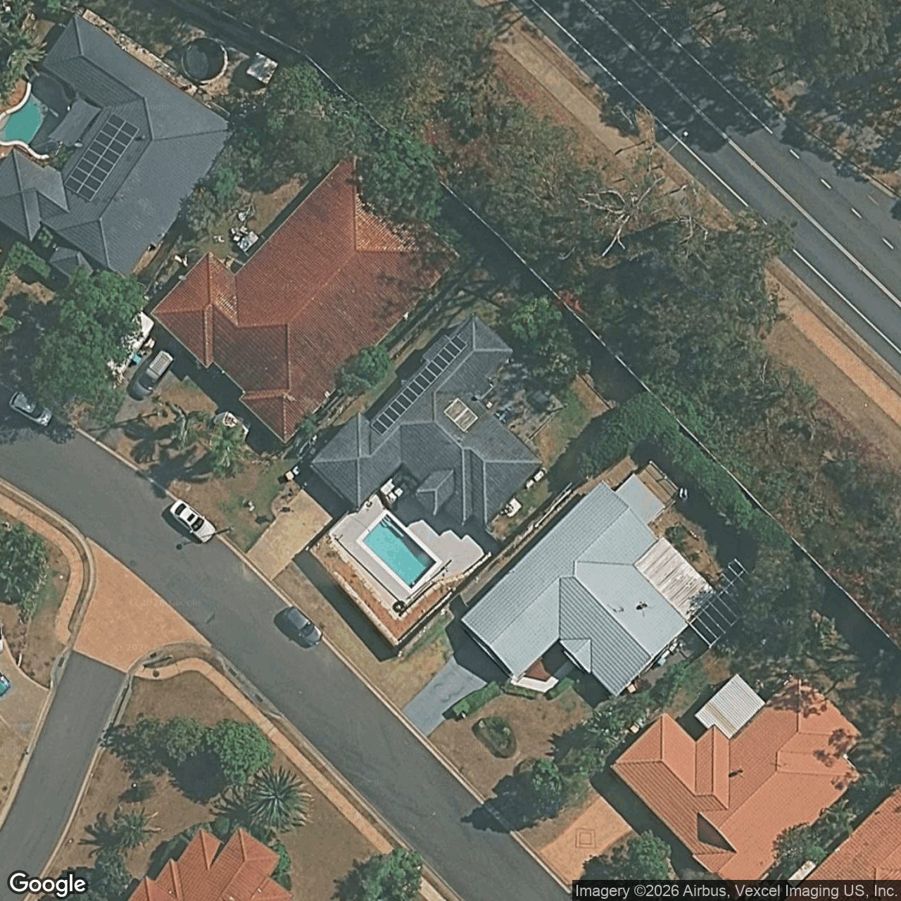 Aerial view of 8 Wiltshire Drive, Mudgeeraba QLD 4213