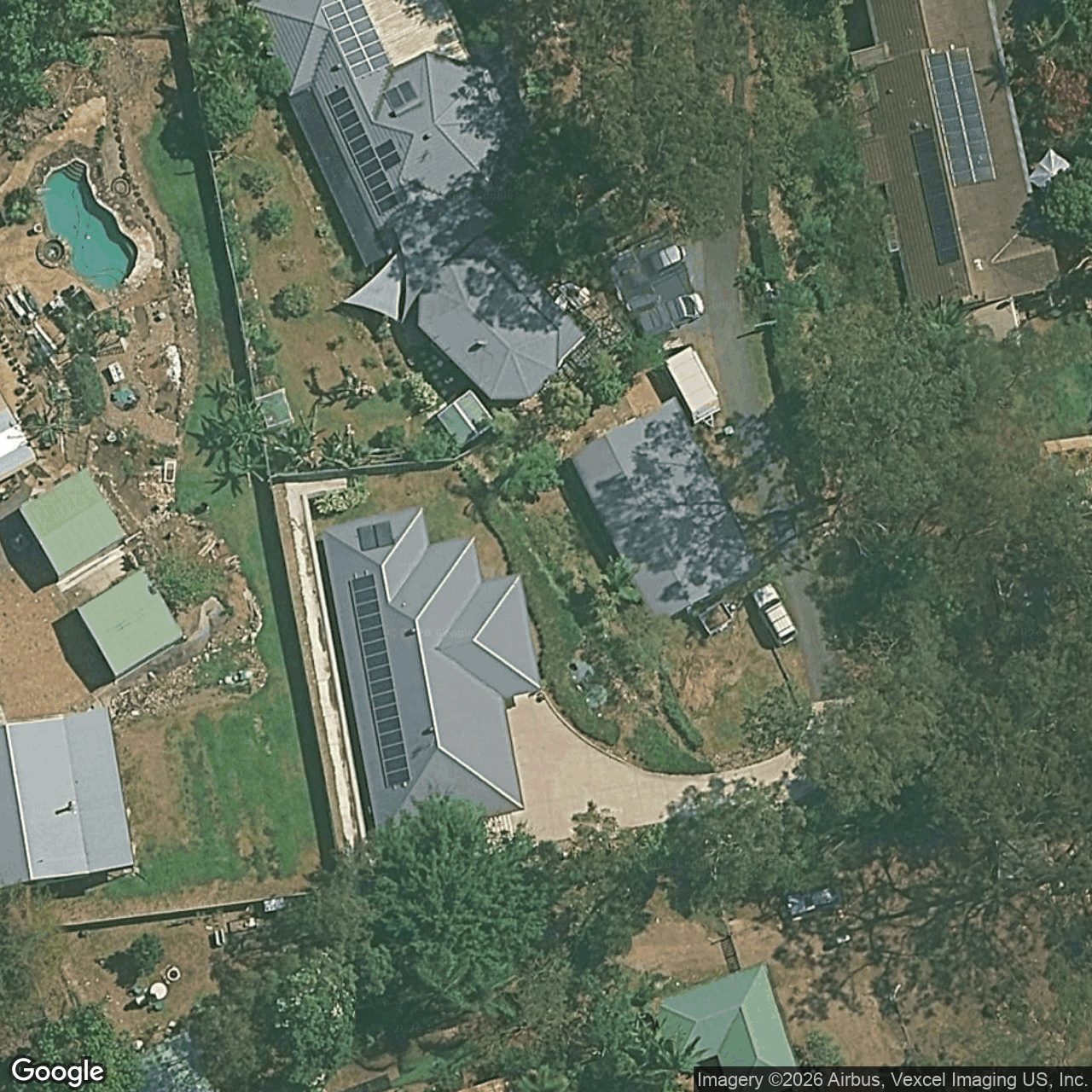 Aerial view of 28A Bertana Drive, Mudgeeraba QLD 4213