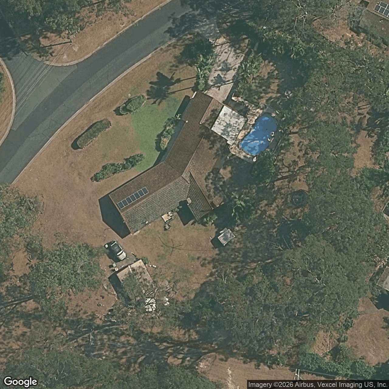 Aerial view of 5 Scullin Street, Mudgeeraba QLD 4213