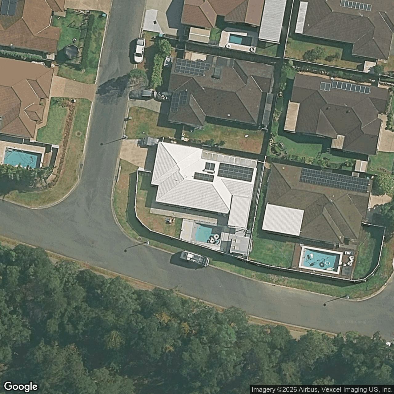 Aerial view of 1 Kershan Street, Mudgeeraba QLD 4213