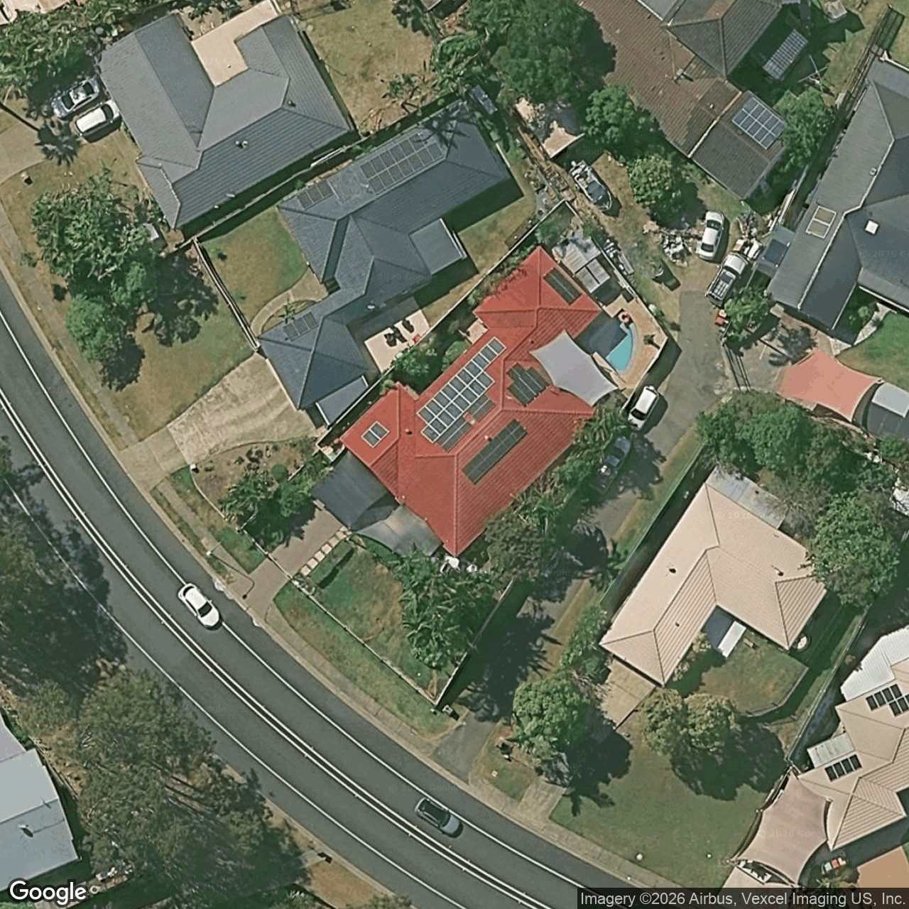 Aerial view of 173 Dugandan Street, Nerang QLD 4211