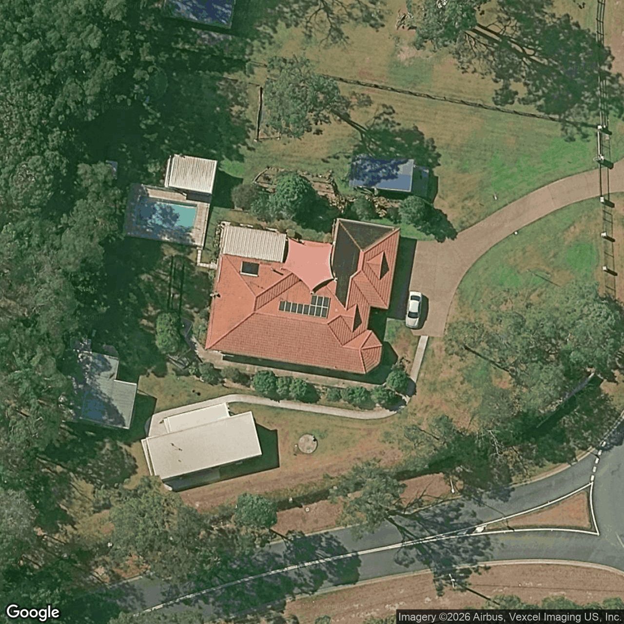 Aerial view of 2 Lawnhill Drive, Nerang QLD 4211