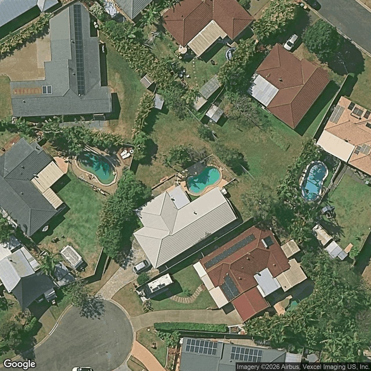 Aerial view of 14 Hoban Court, Nerang QLD 4211