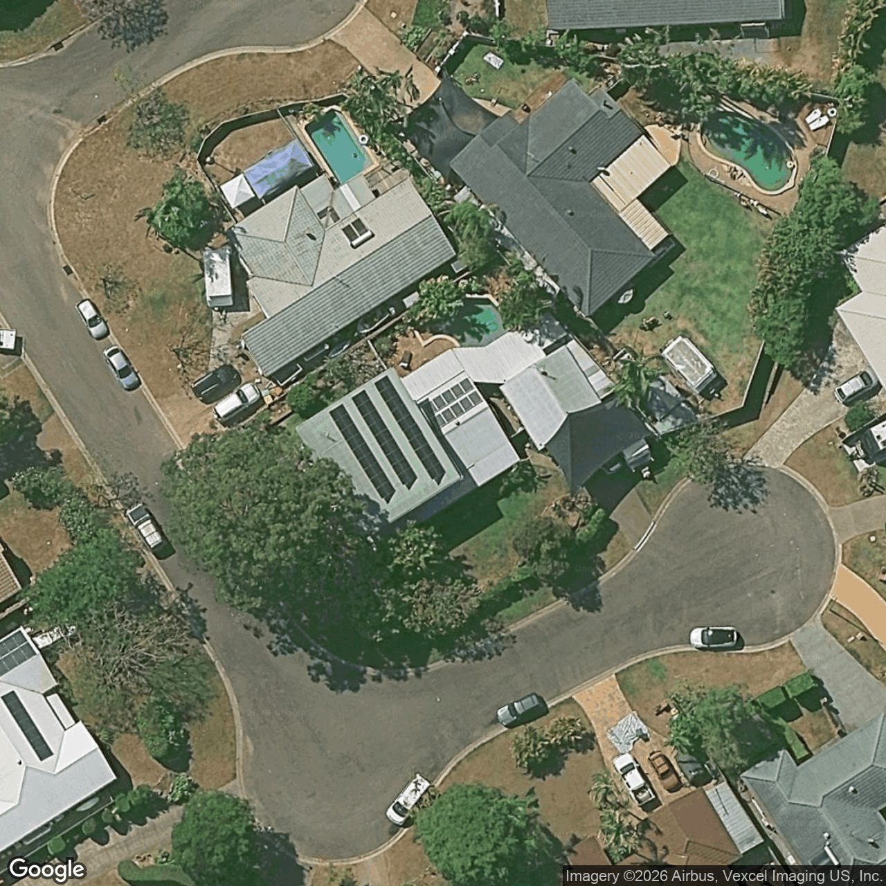 Aerial view of 10 Hoban Court, Nerang QLD 4211