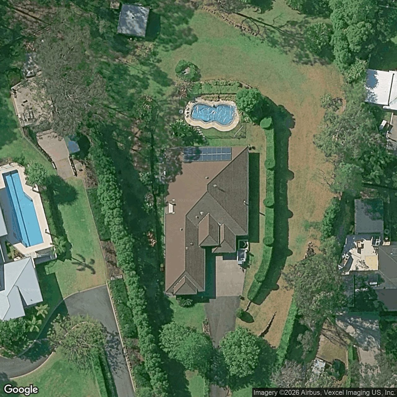 Aerial view of 17 Yamanie Court, Nerang QLD 4211