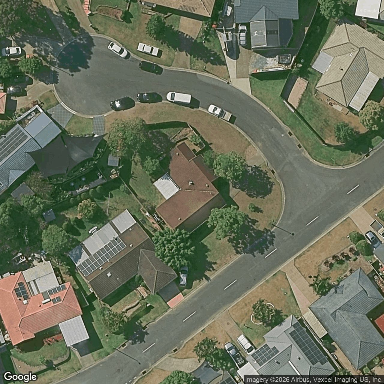 Aerial view of 2 Mariposa Court, Nerang QLD 4211