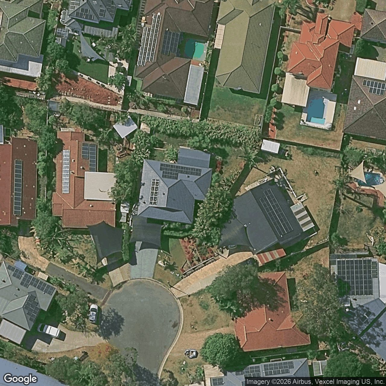 Aerial view of 17 Westchester Court, Nerang QLD 4211