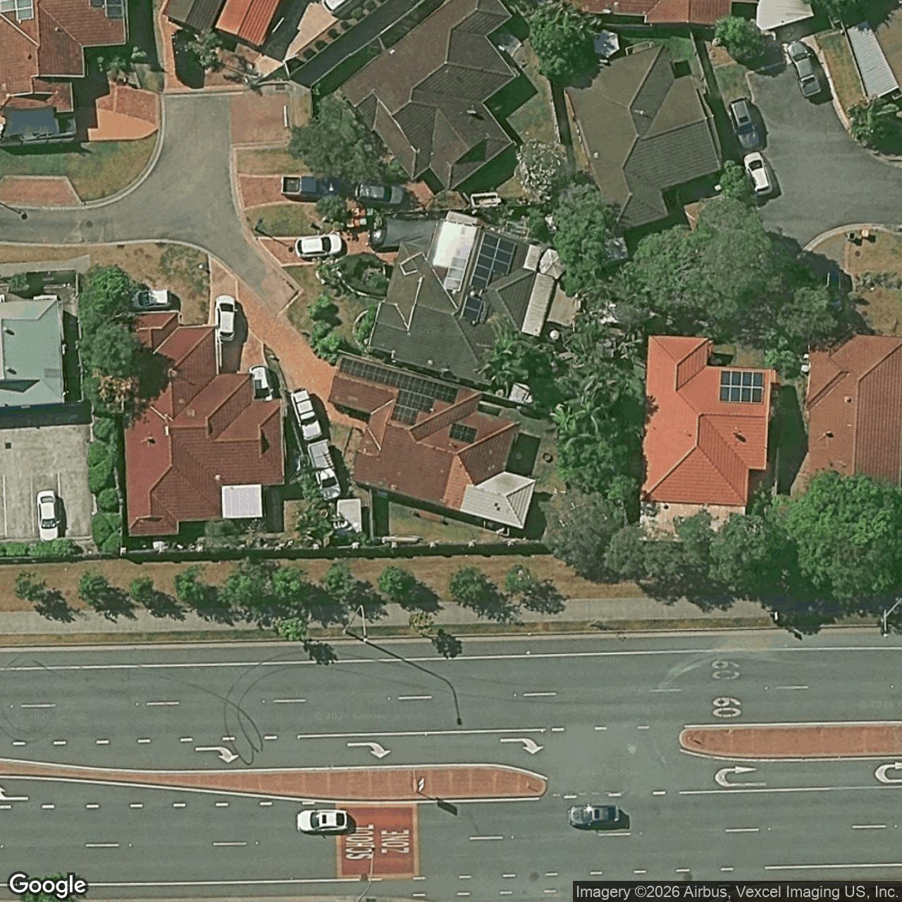 Aerial view of 5 Adalong Place, Nerang QLD 4211