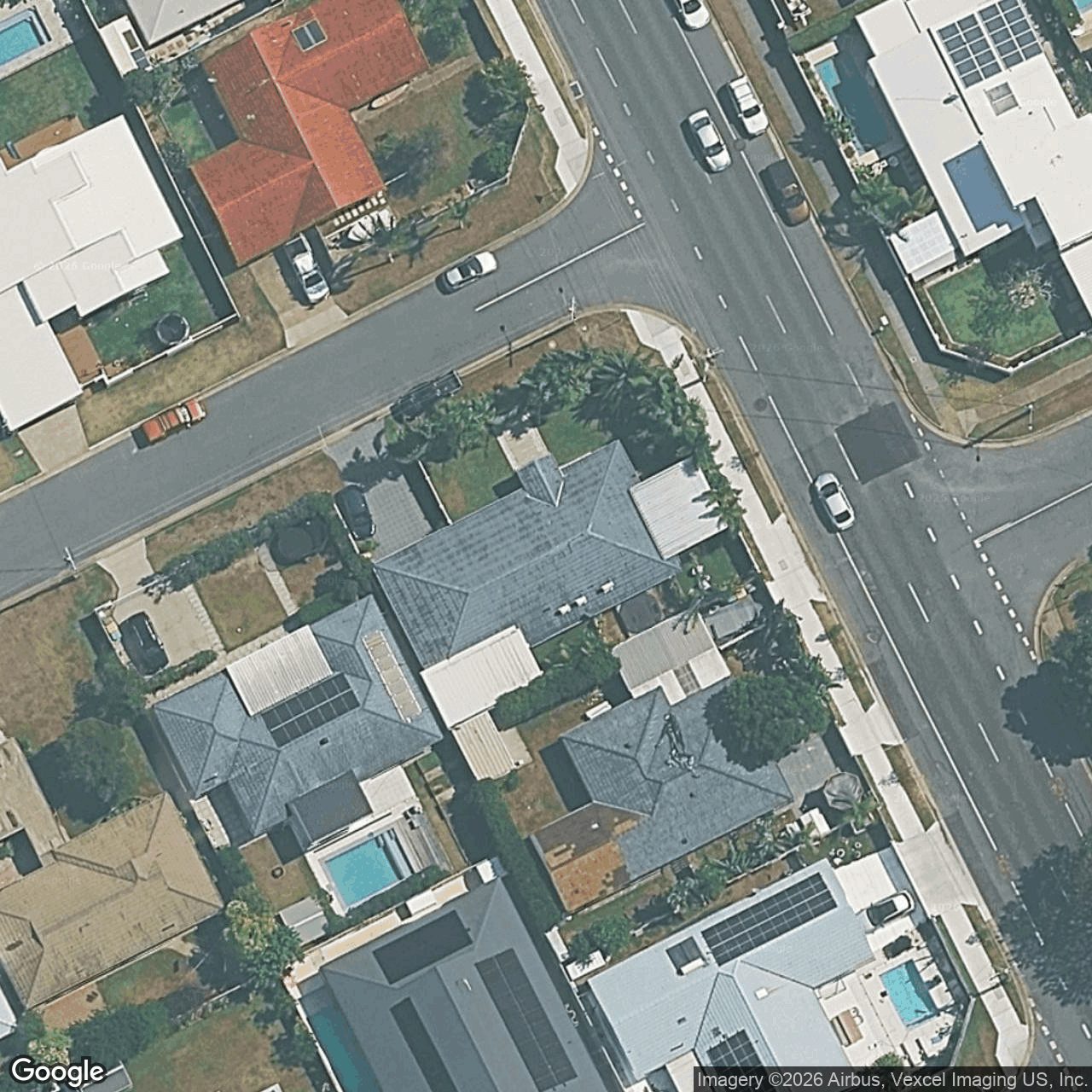Aerial view of 142 Townson Avenue, Palm Beach QLD 4221