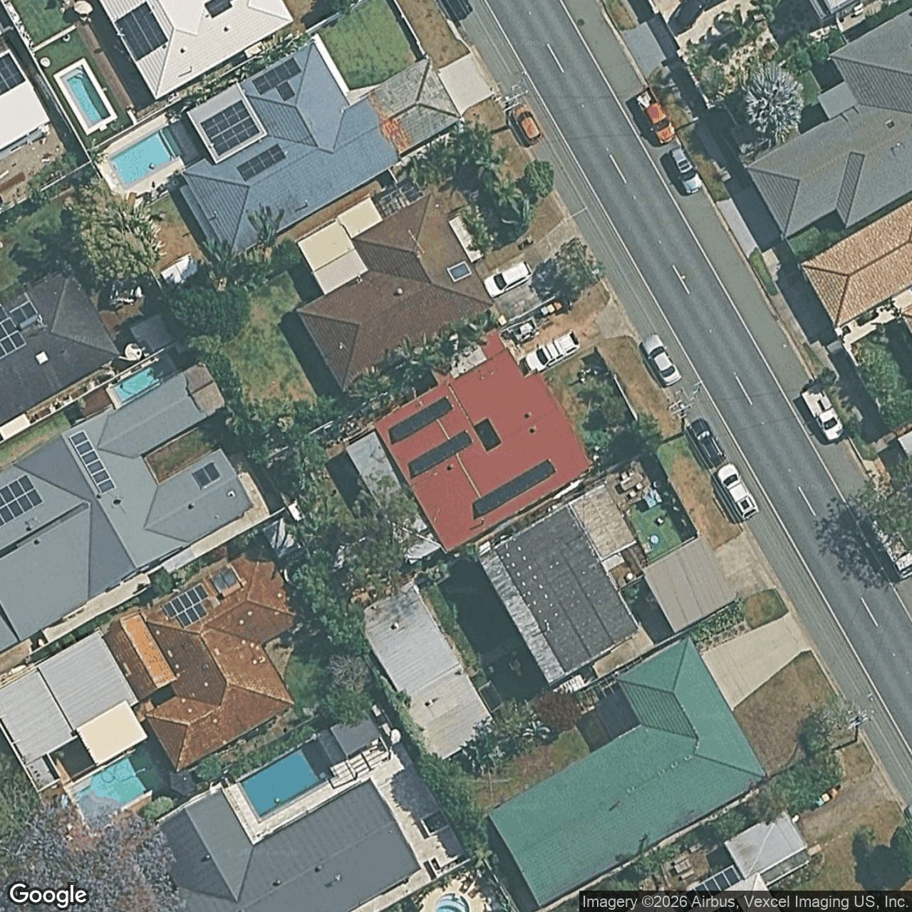 Aerial view of 33 Mallawa Drive, Palm Beach QLD 4221