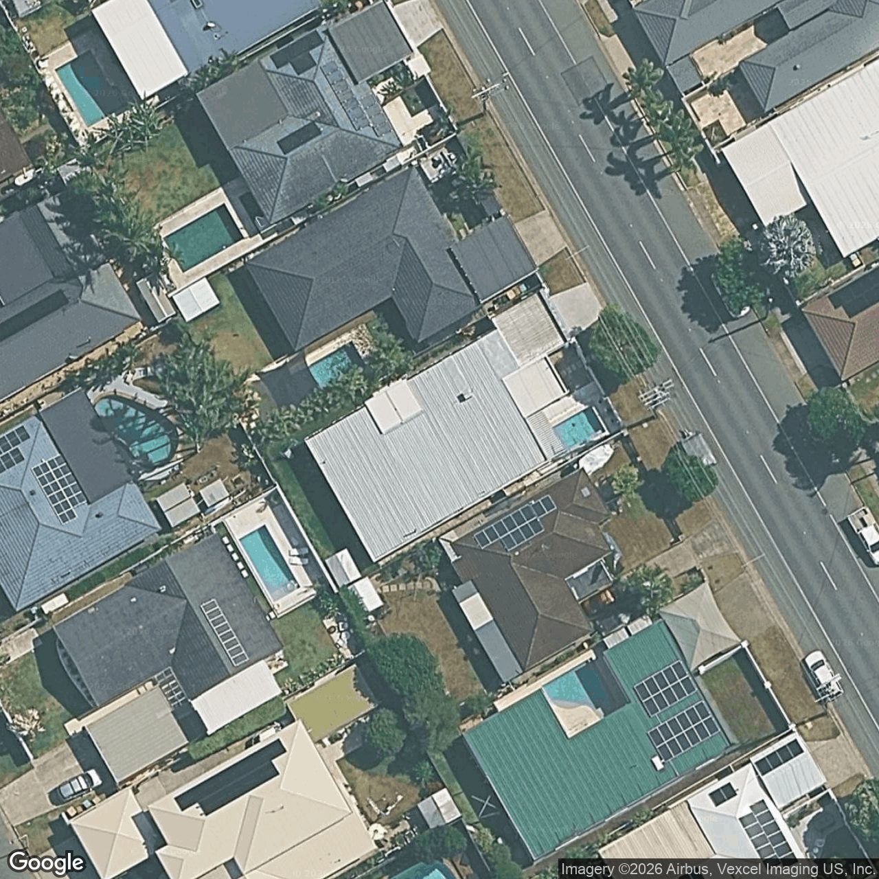 Aerial view of 49 Mallawa Drive, Palm Beach QLD 4221