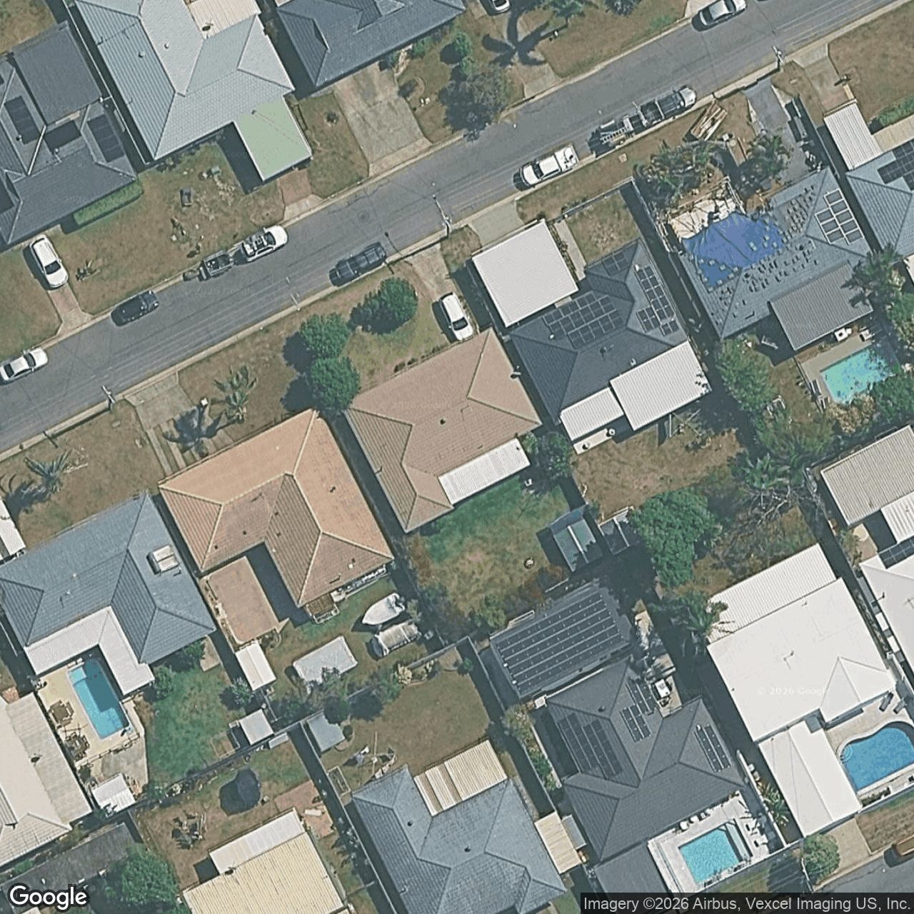 Aerial view of 44 Denawen Street, Palm Beach QLD 4221