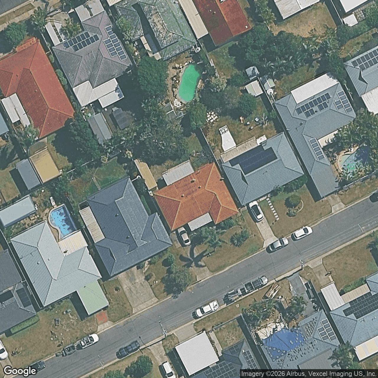 Aerial view of 39 Denawen Street, Palm Beach QLD 4221