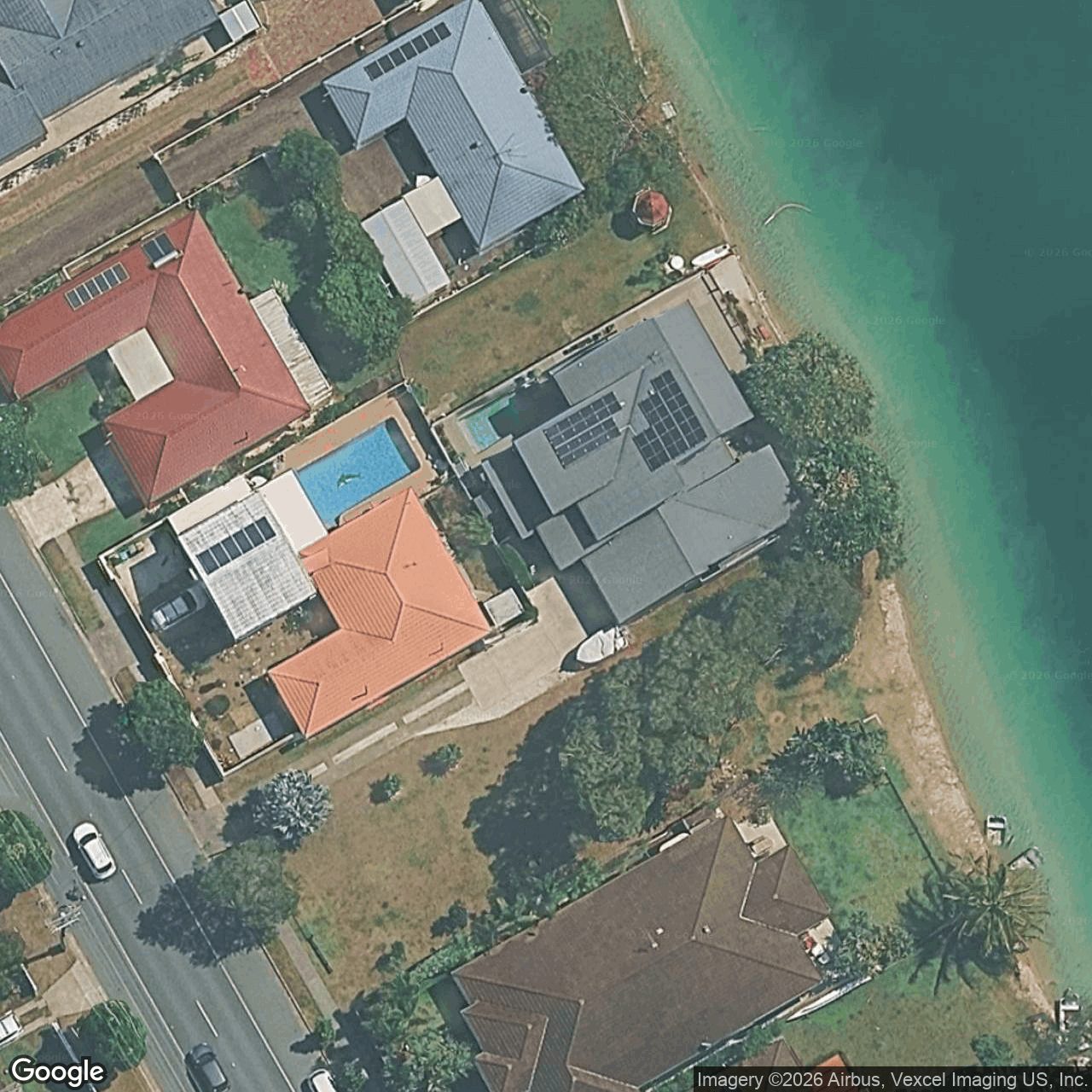 Aerial view of 14 Mallawa Drive, Palm Beach QLD 4221