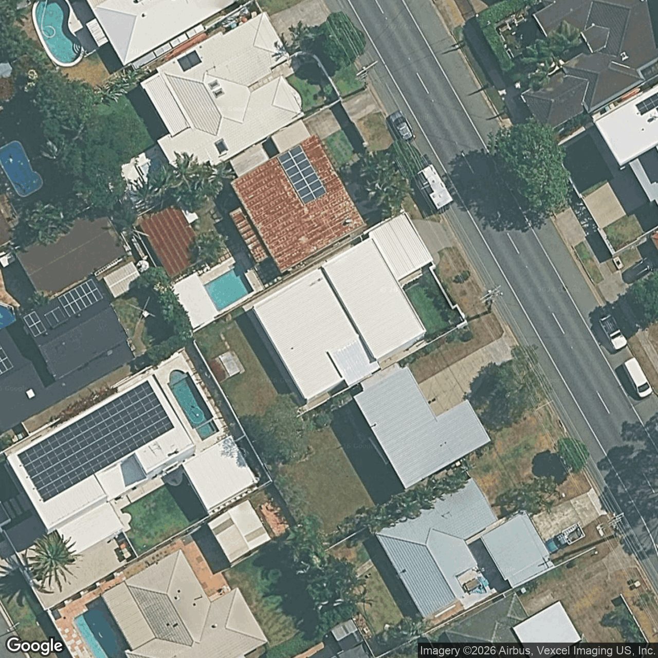 Aerial view of 61 Mallawa Drive, Palm Beach QLD 4221