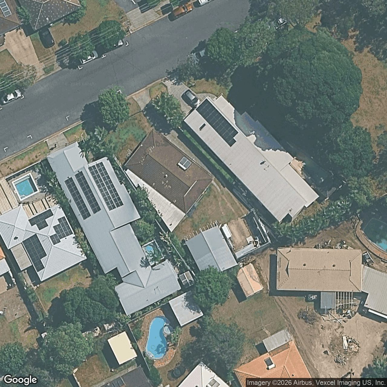 Aerial view of 32 Tenth Avenue, Palm Beach QLD 4221