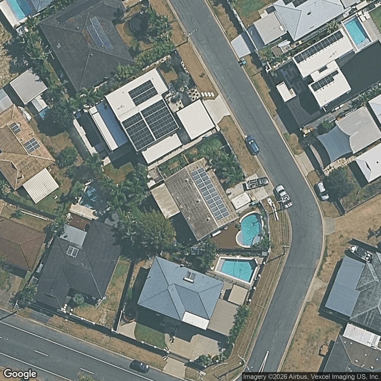 Aerial view of 4 Denawen Street, Palm Beach QLD 4221