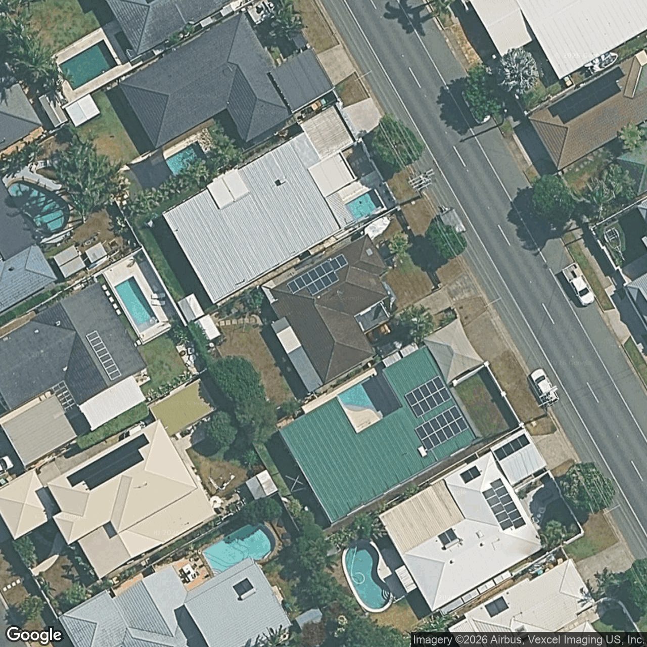 Aerial view of 51 Mallawa Drive, Palm Beach QLD 4221