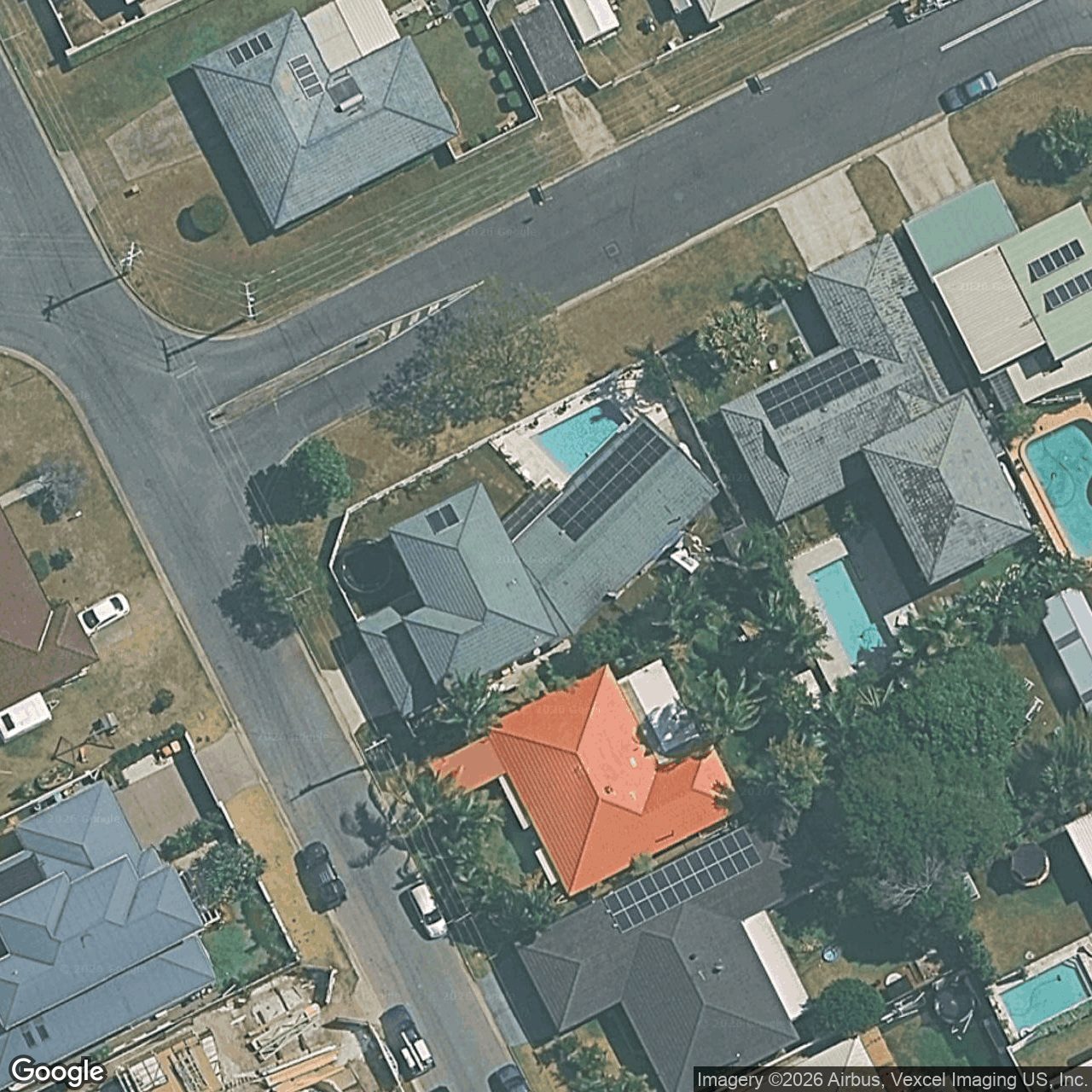 Aerial view of 56 Twenty Fourth Avenue, Palm Beach QLD 4221