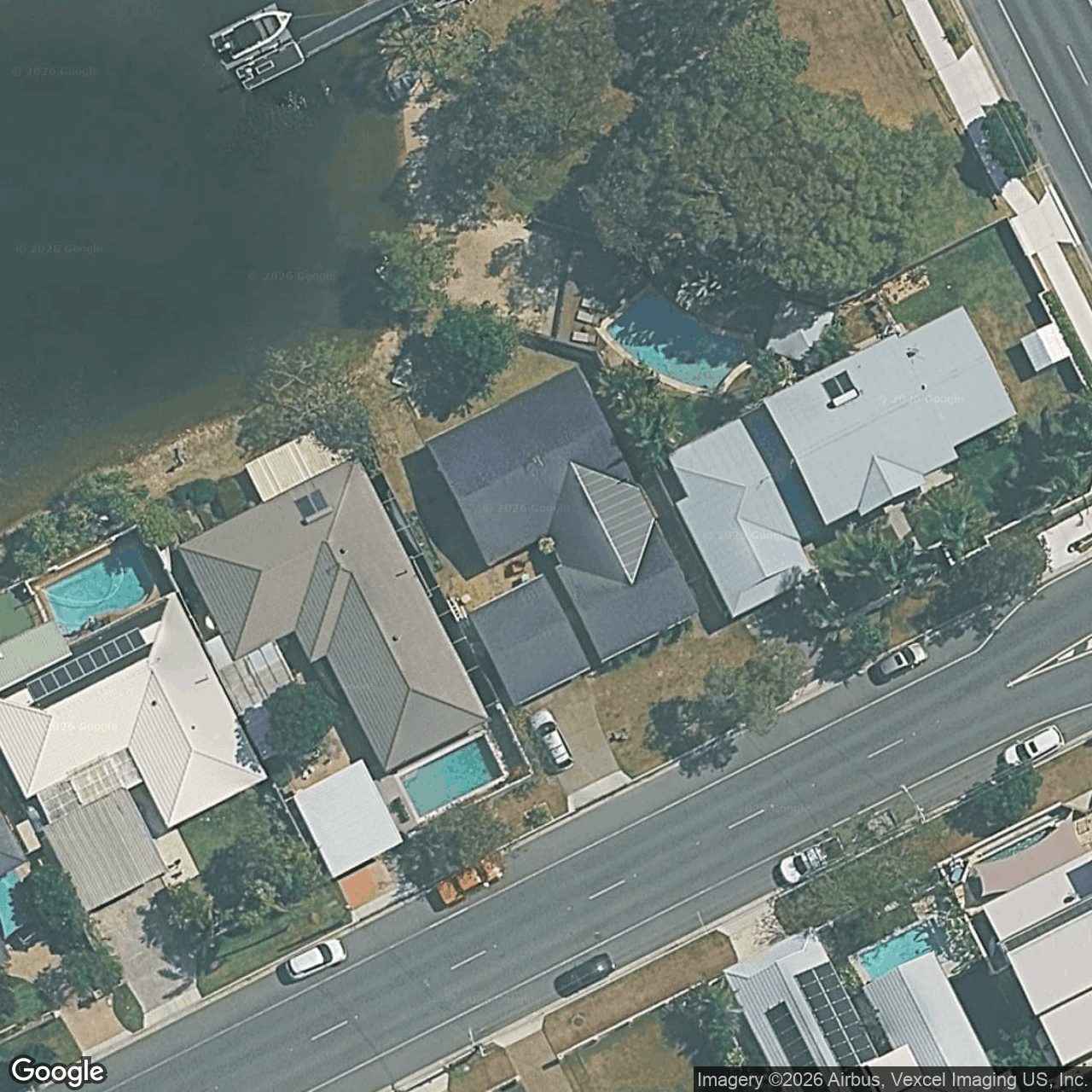Aerial view of 55 Fifteenth Avenue, Palm Beach QLD 4221