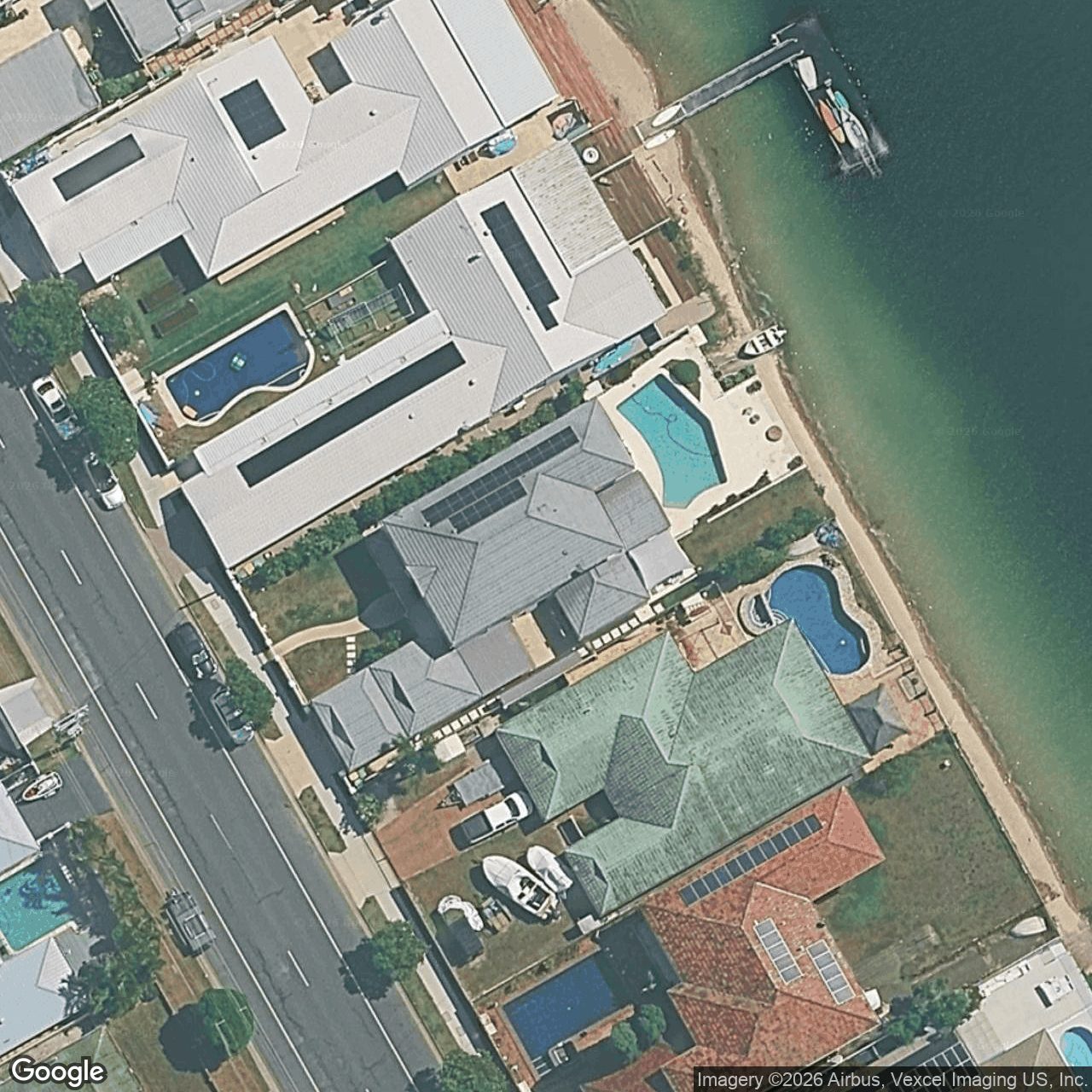 Aerial view of 144 Mallawa Drive, Palm Beach QLD 4221
