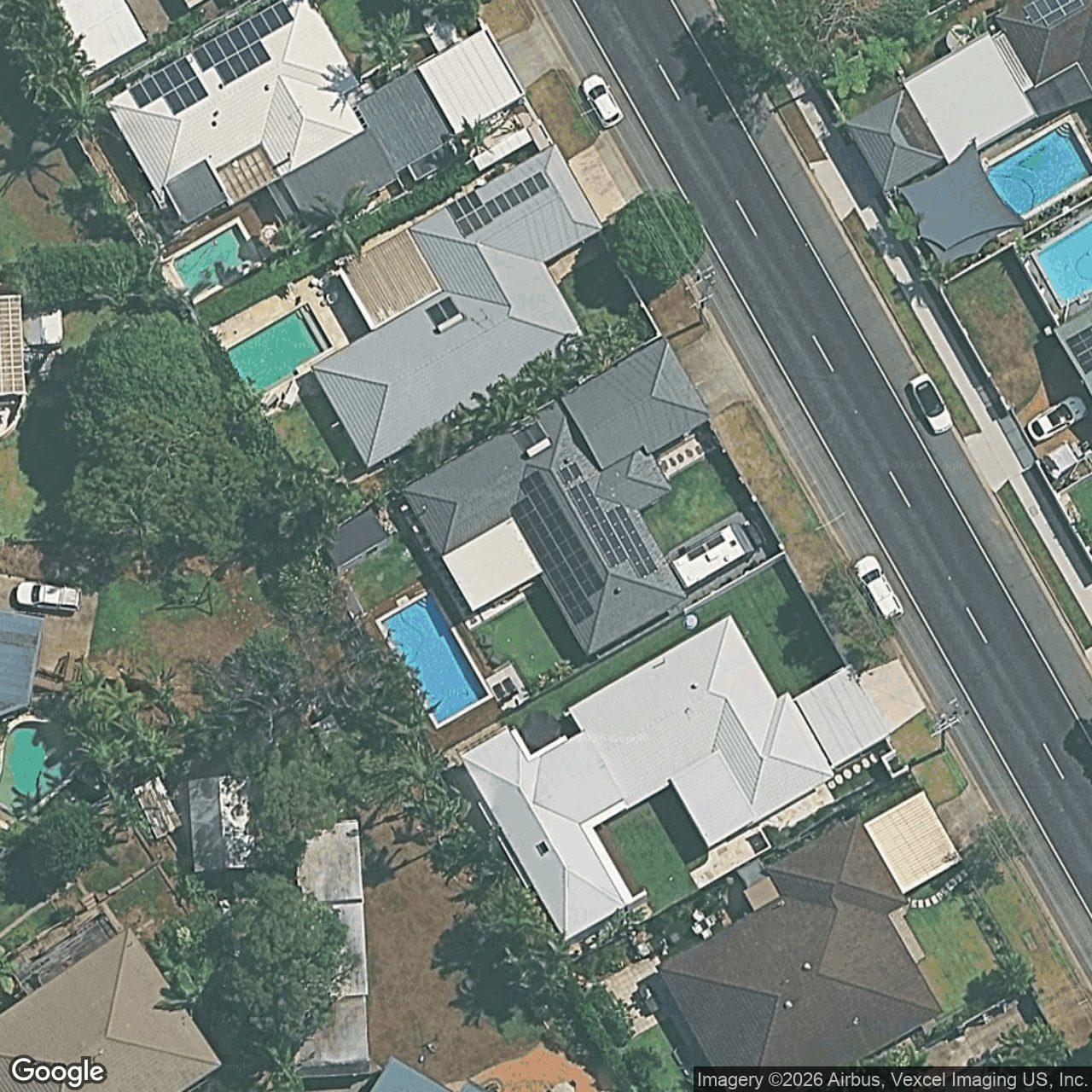Aerial view of 207 Mallawa Drive, Palm Beach QLD 4221