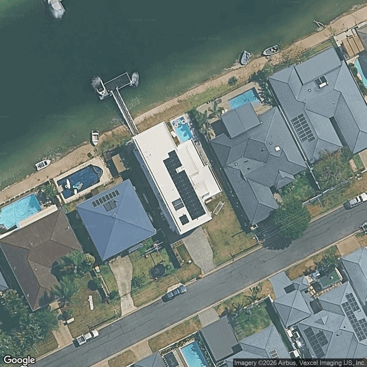 Aerial view of 17 Dolphin Court, Palm Beach QLD 4221